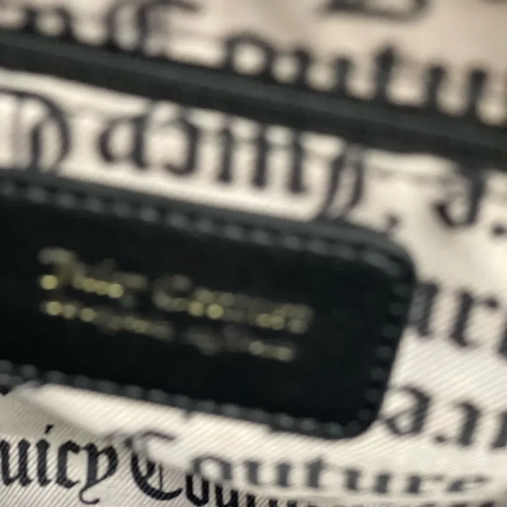 Juicy Couture synthetic Black and White Billboard Medium satchel / shoulder bag